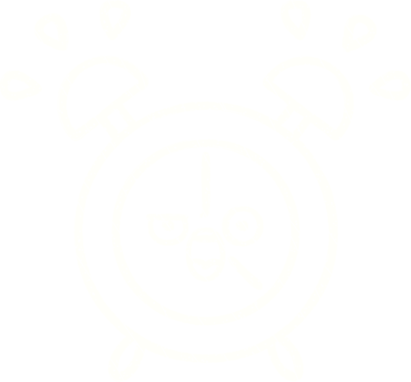 Bir insan tarafından çizilen Alarm Saati Tebeşiri