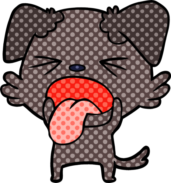 Bir insan tarafından çizilmiş iğrenç bir çizgi film.