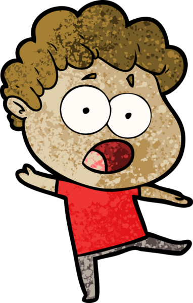 Bir insan tarafından çizilmiş bir karikatür.