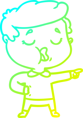 Bir insan tarafından çizilmiş bir karikatür çizimi.