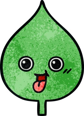 Bir insan tarafından çizilmiş dışavurumsal yaprağın grunge deseni.