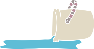 Bir insan tarafından çizilmiş karalama kovası.