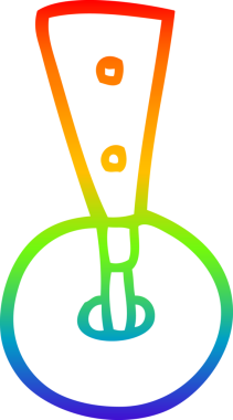 gökkuşağı gradyan çizgi çizimi bir insan tarafından çizilmiş bir çizgi film kadrosu tekerleği