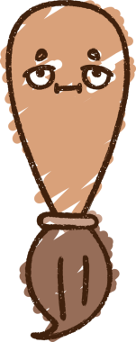 Bir insan tarafından çizilmiş Boya Fırçası Tebeşiri