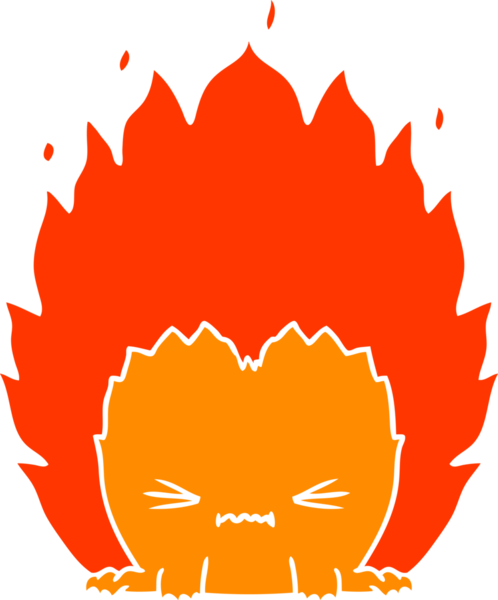 Düz renkli çizgi film karakteri bir insan tarafından çizilmiş.