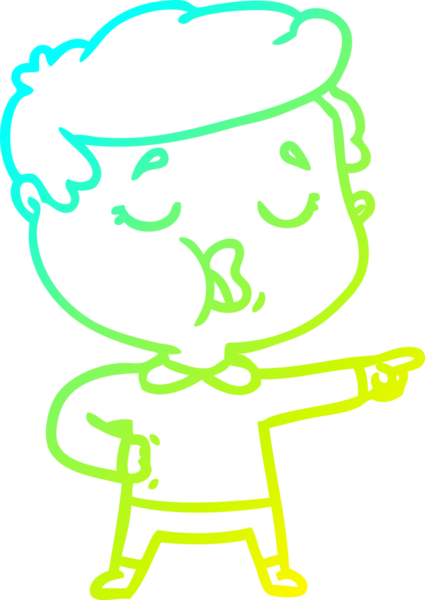 Bir insan tarafından çizilmiş bir karikatür çizimi.