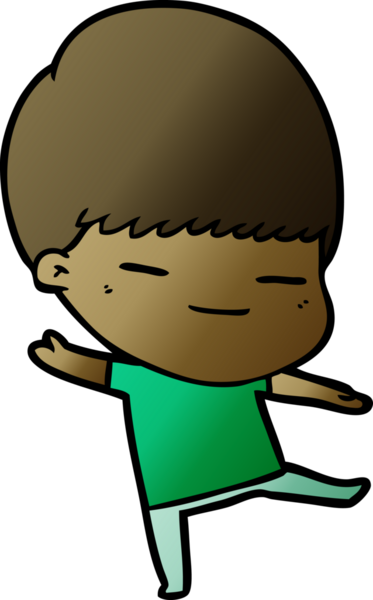 Bir insan tarafından çizilmiş kendini beğenmiş bir çocuk.