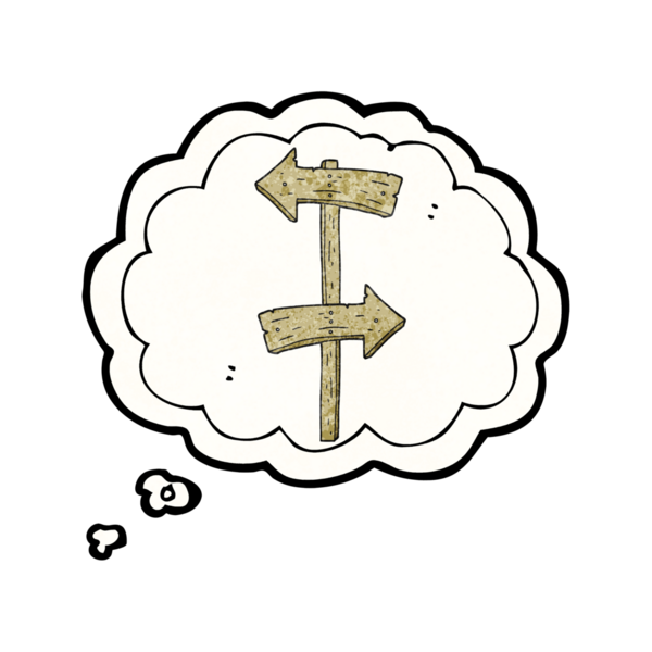 Serbest çizim düşünce baloncuğu insan tarafından çizilmiş ahşap tabela desenli