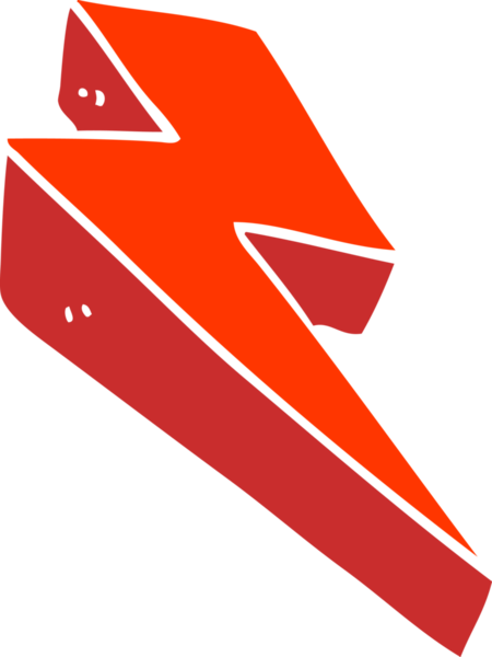 Bir insan tarafından çizilmiş karalama ateş cıvatası.