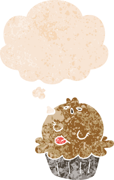 Düşünce baloncuğu ve grunge ile sevimli çizgi film turtası bir insan tarafından çizilmiş sıkıntılı retro desen tarzı