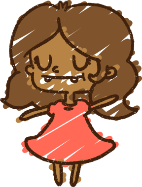 Bir insan tarafından çizilen Mutlu Kadın Tebeşiri