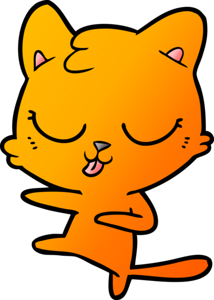 Bir insan tarafından çizilmiş kedi tıslaması.