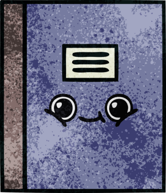 Bir insan tarafından çizilmiş bir defterin retro grunge desen karikatürü