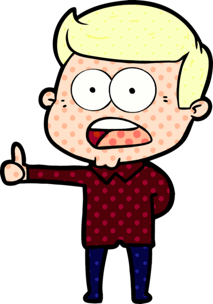 Bir insan tarafından çizilmiş bir karikatür.