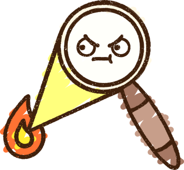 Bir insan tarafından çizilen Büyüteç Tebeşir Çizimi