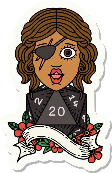 Bir insan tarafından çizilmiş 20 zarlı düzenbaz insan etiketi.