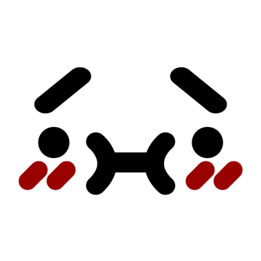 bir insan tarafından çizilmiş utangaç yüz simgesi