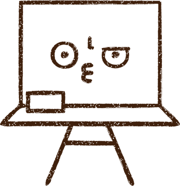 Bir insan tarafından çizilen Whiteboard Kömür Çizimi