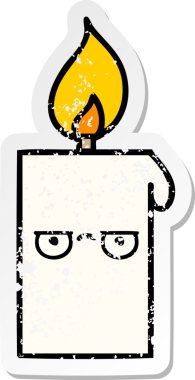 Bir insan tarafından çizilmiş şirin bir çizgi filmin sıkıntılı çıkartması.