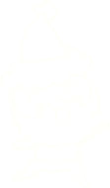 Bir insan tarafından çizilen Noel Adam Tebeşiri