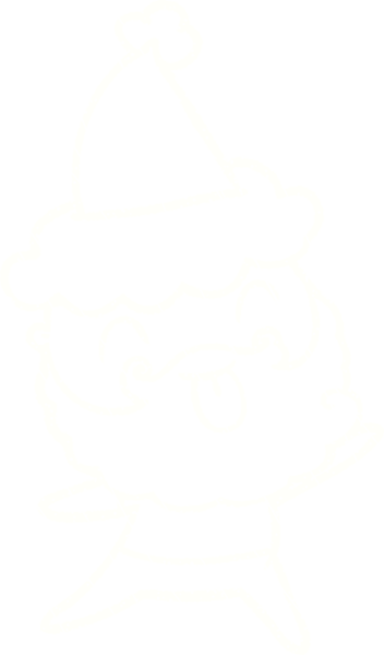 Bir insan tarafından çizilen Noel Adam Tebeşiri