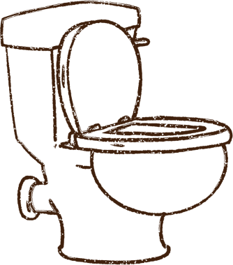 Tuvalet Kömürü Bir insan tarafından çizilmiş