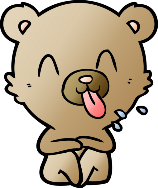 Bir insan tarafından çizilmiş bir çizgi film karakteri.