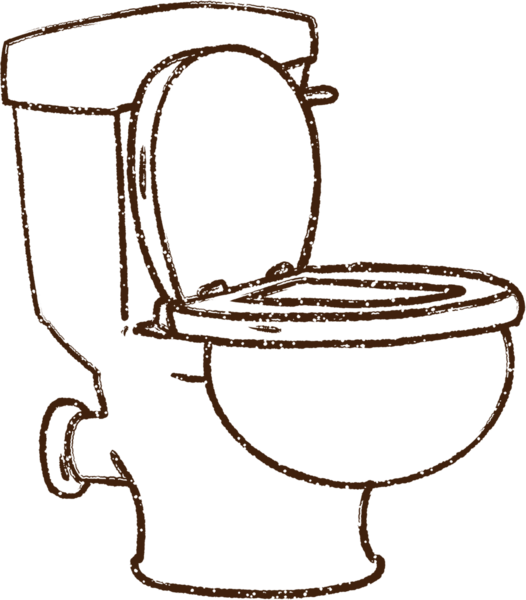 Tuvalet Kömürü Bir insan tarafından çizilmiş