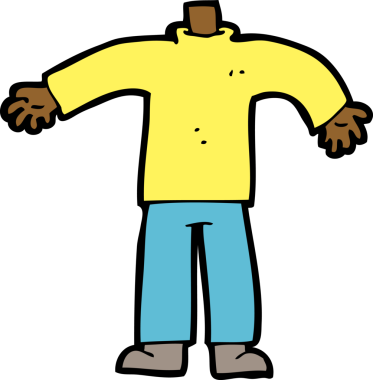 karikatür erkek vücudu (bir insan tarafından çizilen ve eşleşen karikatürler)