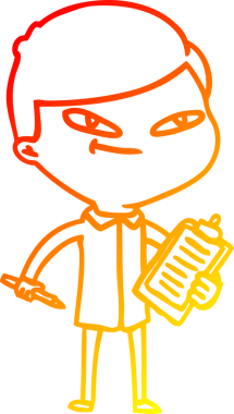 Bir insan tarafından çizilmiş çizgi film karakteri.