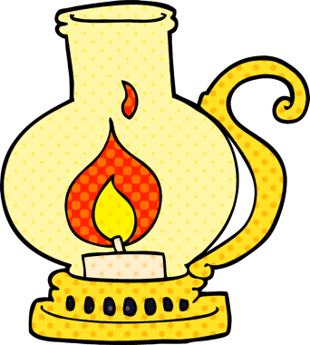 Bir insan tarafından çizilmiş karalama feneri.