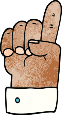 insan eliyle çizilmiş bir karalama.