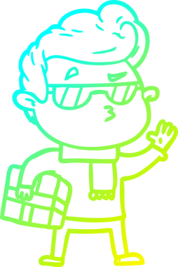 Bir insan tarafından çizilmiş karikatür karikatürü.