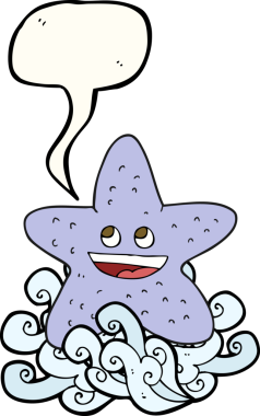 Bir insan tarafından çizilmiş serbest konuşma balonu karikatürü.