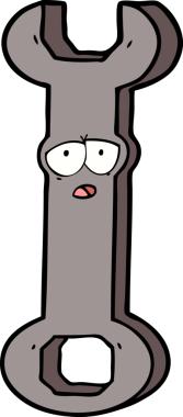 Bir insan tarafından çizilmiş çizgi film anahtarı.