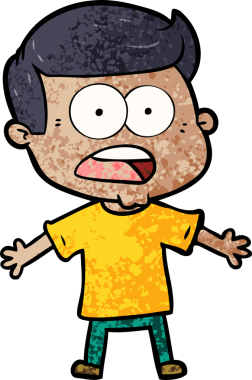 Bir insan tarafından çizilmiş bir karikatür.