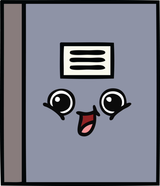 Bir insan tarafından çizilmiş güzel bir defter karikatürü.