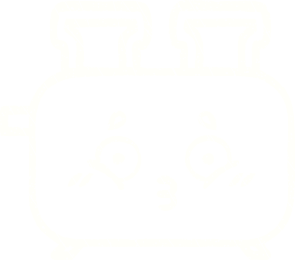 Bir insan tarafından çizilen tost makinesi tebeşiri