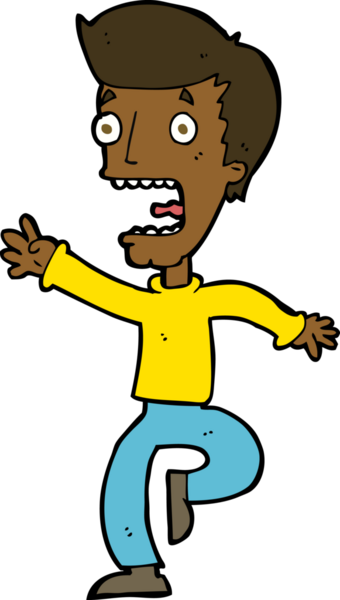 Bir insan tarafından çizilmiş karikatür.