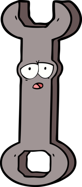 Bir insan tarafından çizilmiş çizgi film anahtarı.