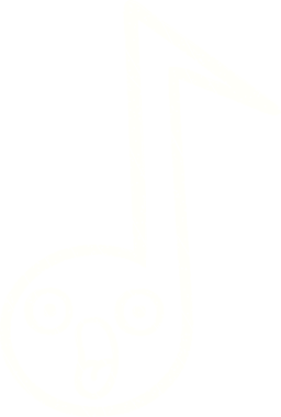 Bir insan tarafından çizilen Müzik Notu Tebeşiri