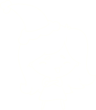 Bir insan tarafından çizilen Noel Kadın Tebeşiri