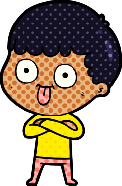 Bir insan tarafından çizilmiş çizgi film adamı.