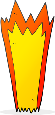 Bir insan tarafından çizilen serbest çizim çizgi film patlaması