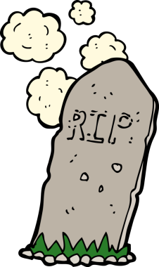 bir insan tarafından çizilmiş ürkütücü bir mezar.