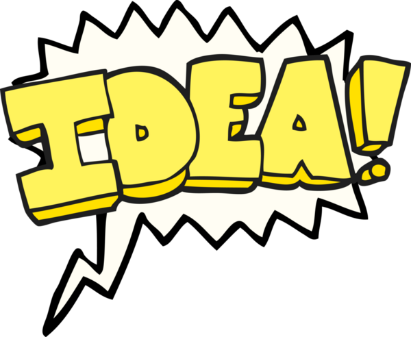 Bir insan tarafından çizilmiş serbest konuşma balonu fikir sembolü