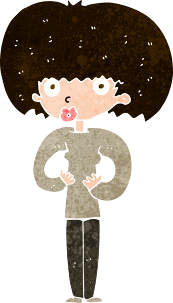 Bir insan tarafından çizilmiş bir karikatür.