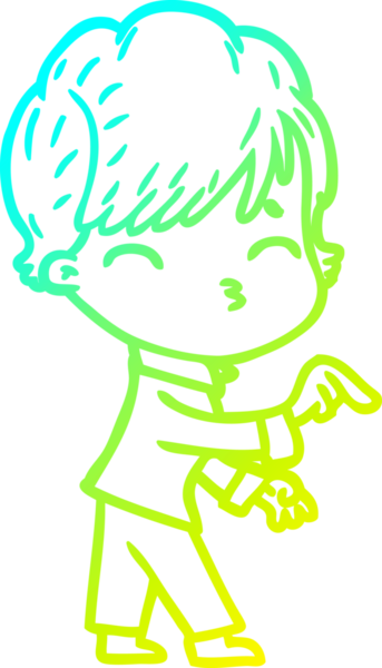 Bir insan tarafından çizilmiş bir karikatür kadın çizimi