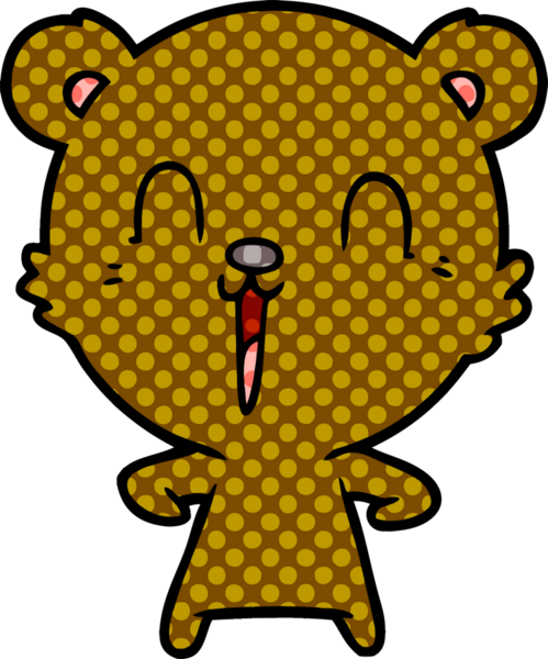 Bir insan tarafından çizilmiş bir çizgi film karakteri.