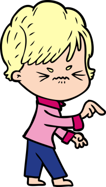 Bir insan tarafından çizilmiş, hayal kırıklığına uğramış bir kadın.